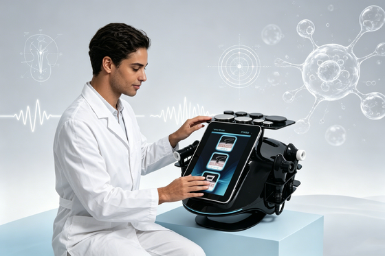 Hazeen 448K Tecar Diathermy Device CET RET ডুয়াল মোড স্কিন ফার্মিং বডি শেপিং ফেস লিফটিং বিউটি মেশিন