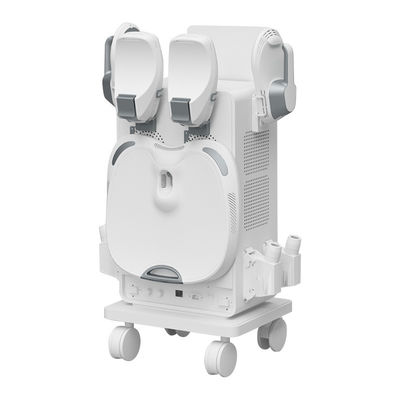 আরএফ ইএমএস সহ ইএমএস বডি শেপিং মেশিন কুশন সহ 4 টি হ্যান্ডেল