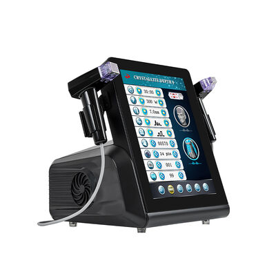 Home and Beauty Salon Use Desktop Microneedling Machine 2 Handles Professional Skin Needling Beauty Device for Face Body Use Lifting Tightening Beauty Machine